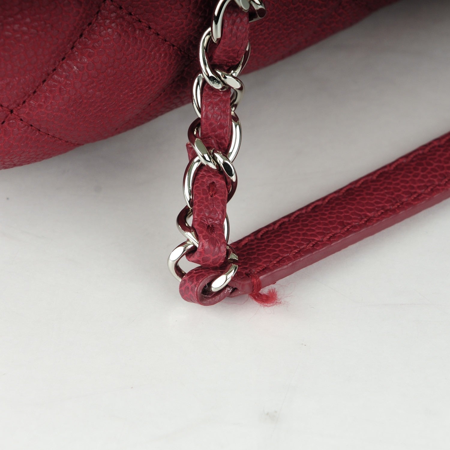 Chanel Caviar Quilted Large Paradoxal Camera Case Red 7 of 8
