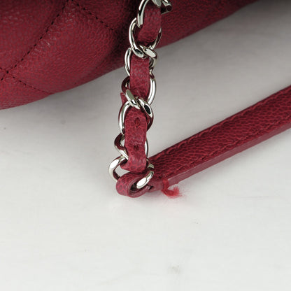 Chanel Caviar Quilted Large Paradoxal Camera Case Red 7 of 8