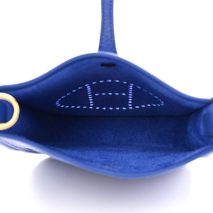 Hermes Taurillon Clemence Evelyne TPM Bleu Electrique 5 of 11