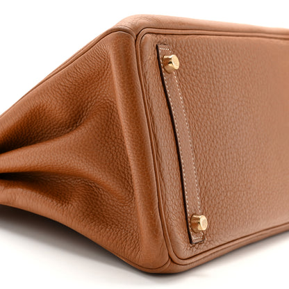 Hermes Togo Birkin 30 Gold 9 of 14