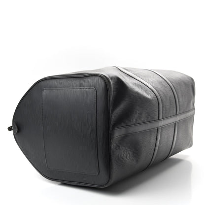 Louis Vuitton Epi Keepall 55 Black 3 of 11
