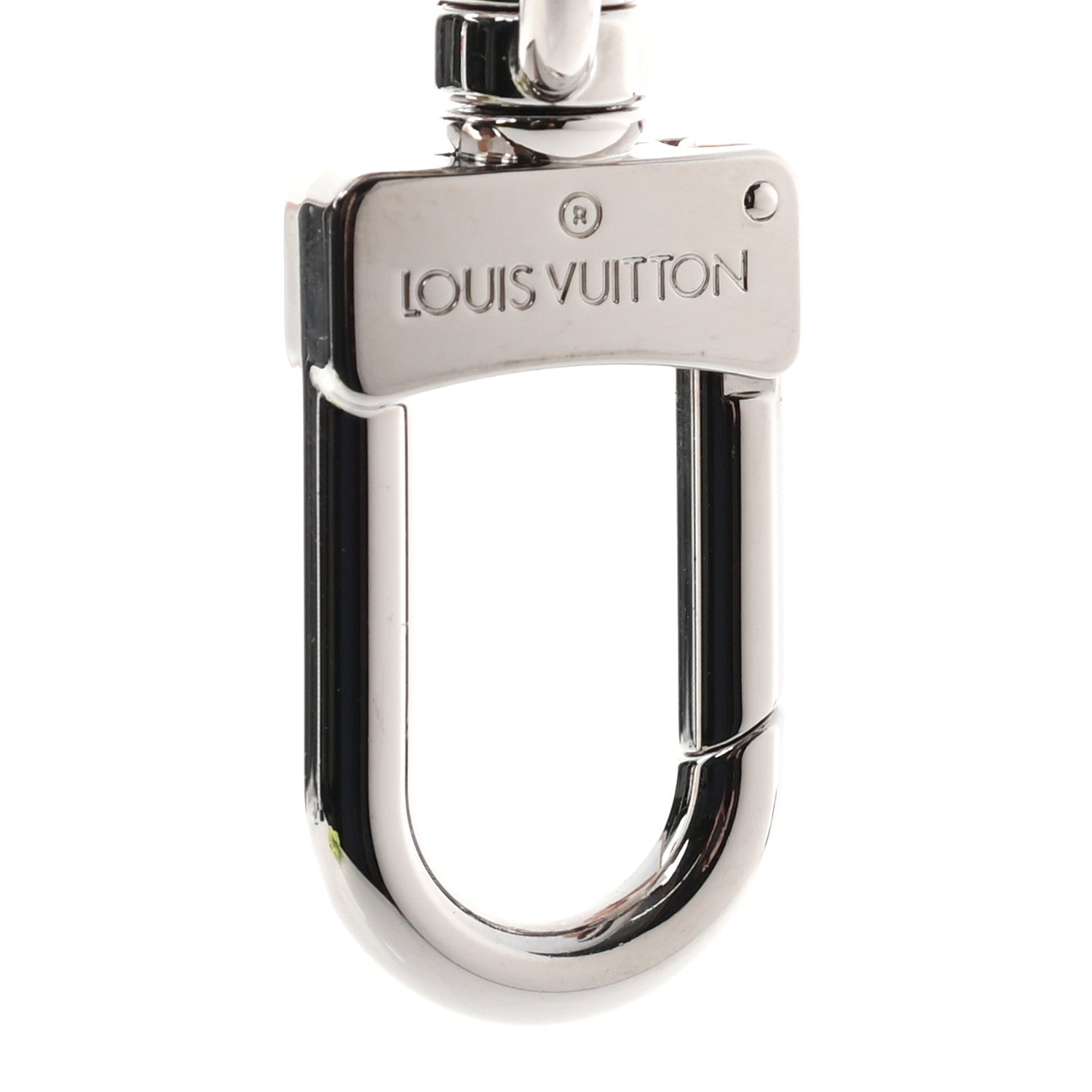 Louis Vuitton LV Circle Bag Charm Key Holder Silver 4 of 7