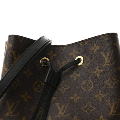 Louis Vuitton Monogram Neonoe MM Black 7 of 9
