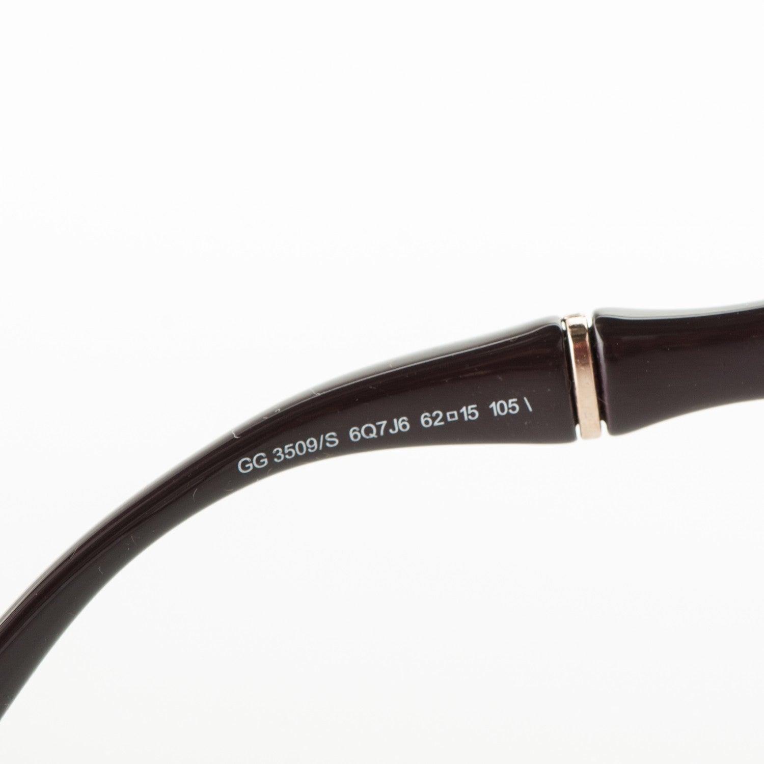 Gucci Bamboo Sunglasses 3509/S Dark Brown 5 of 10