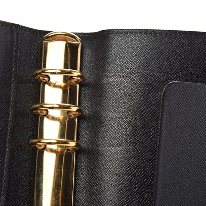 Louis Vuitton Epi Medium Ring Agenda Black 8 of 9