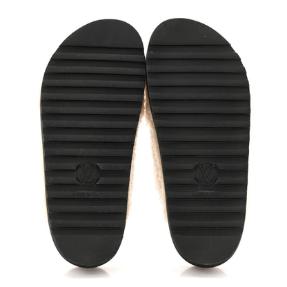 Louis Vuitton Shearling Paseo Flat Comfort Mule 36 Brown 5 of 9