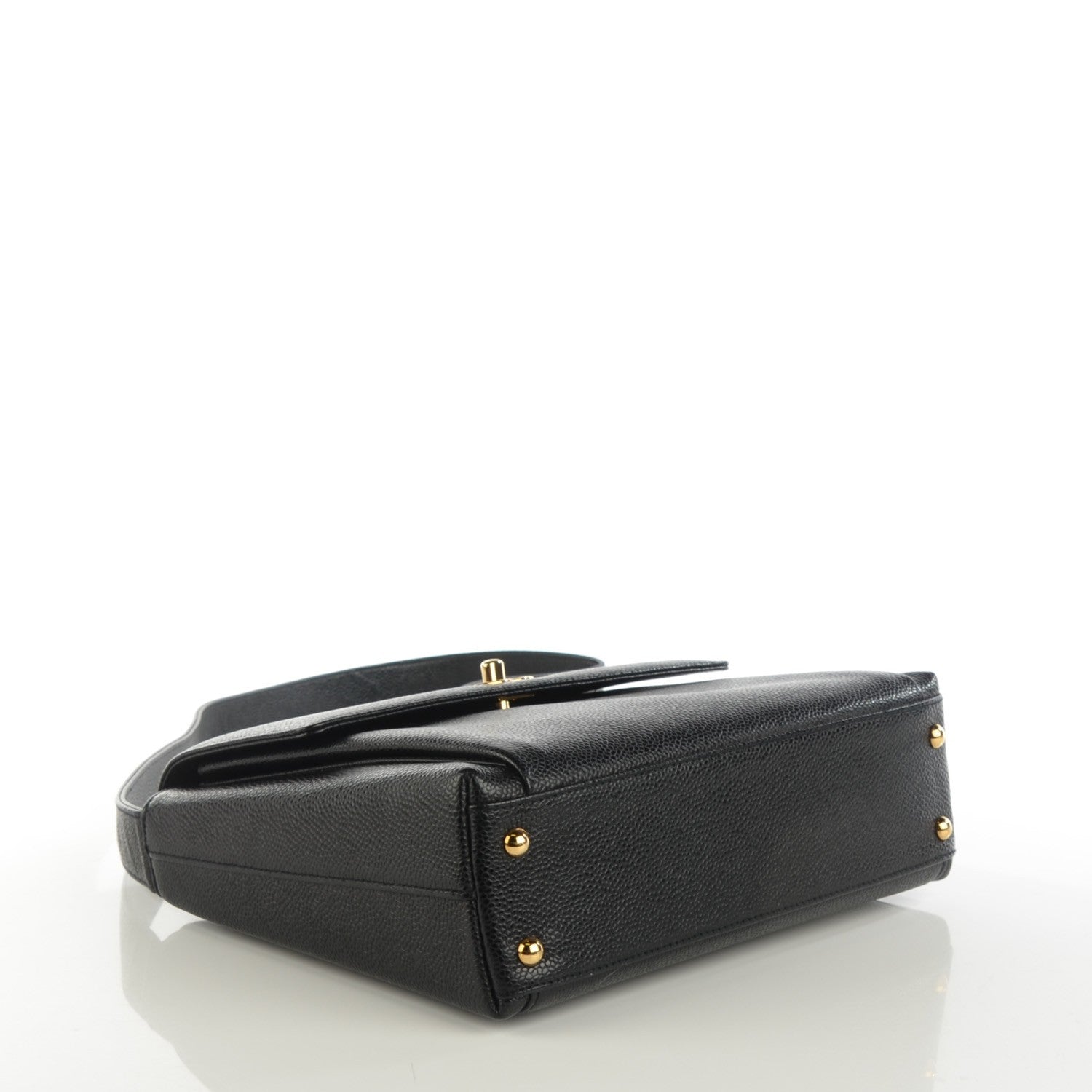 Chanel Caviar Flap Shoulder Bag Black 4 of 9