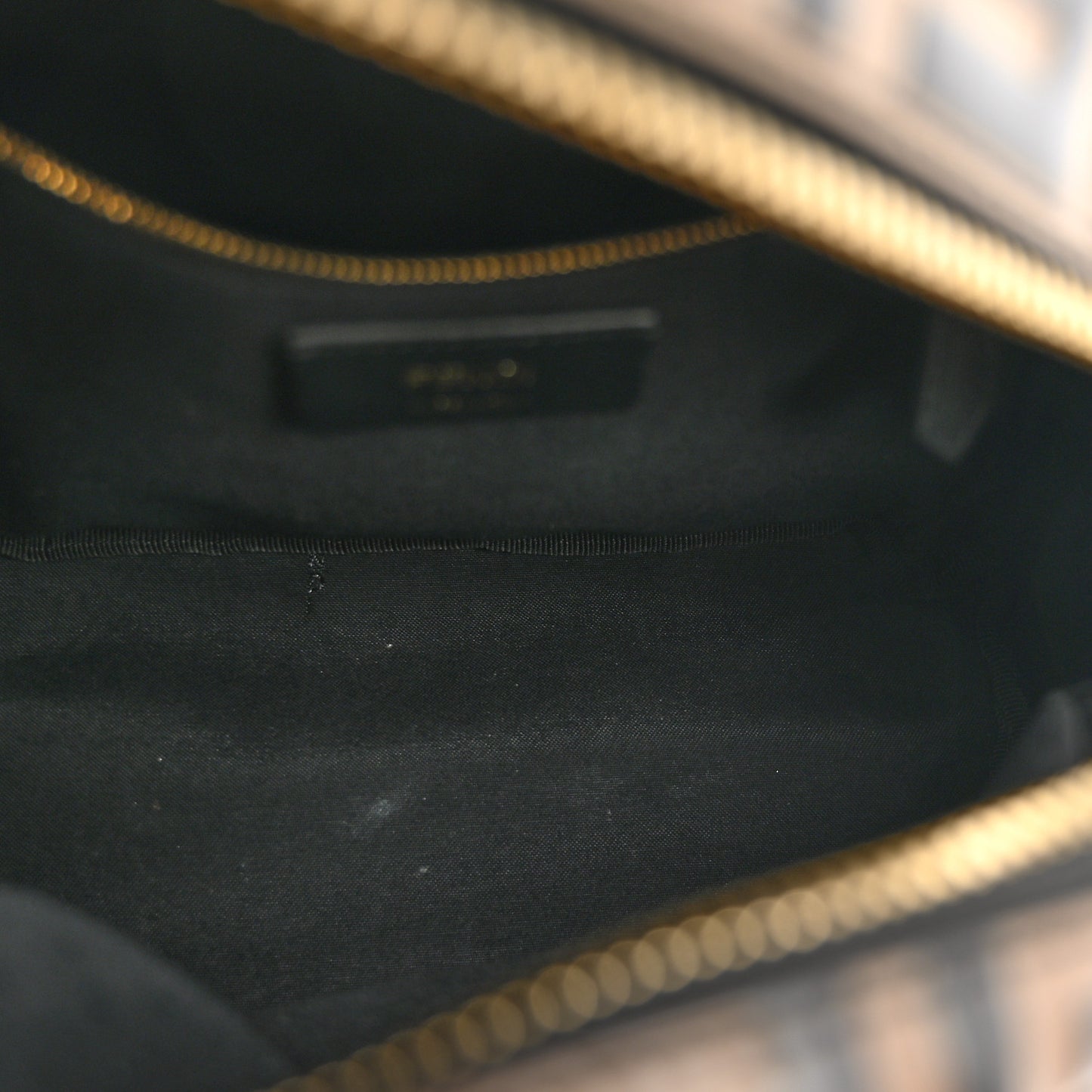 Vitello Bi-Color FF 1974 Embossed Mini Backpack Maya Black