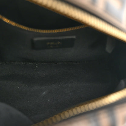 Fendi Vitello Bi-Color FF 1974 Embossed Mini Backpack Maya Black 5 of 11