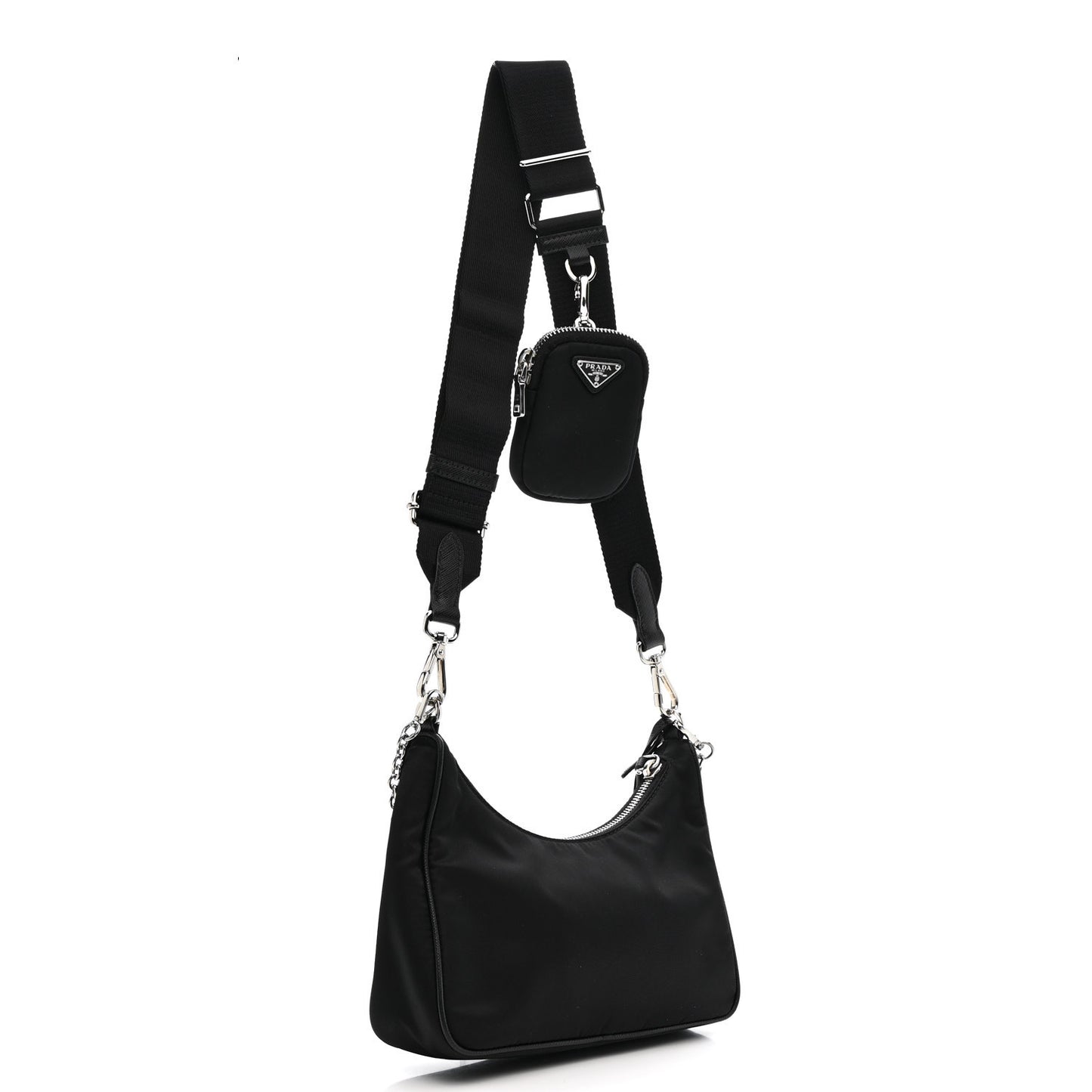 Nylon Re-Edition 2005 Shoulder Bag Black