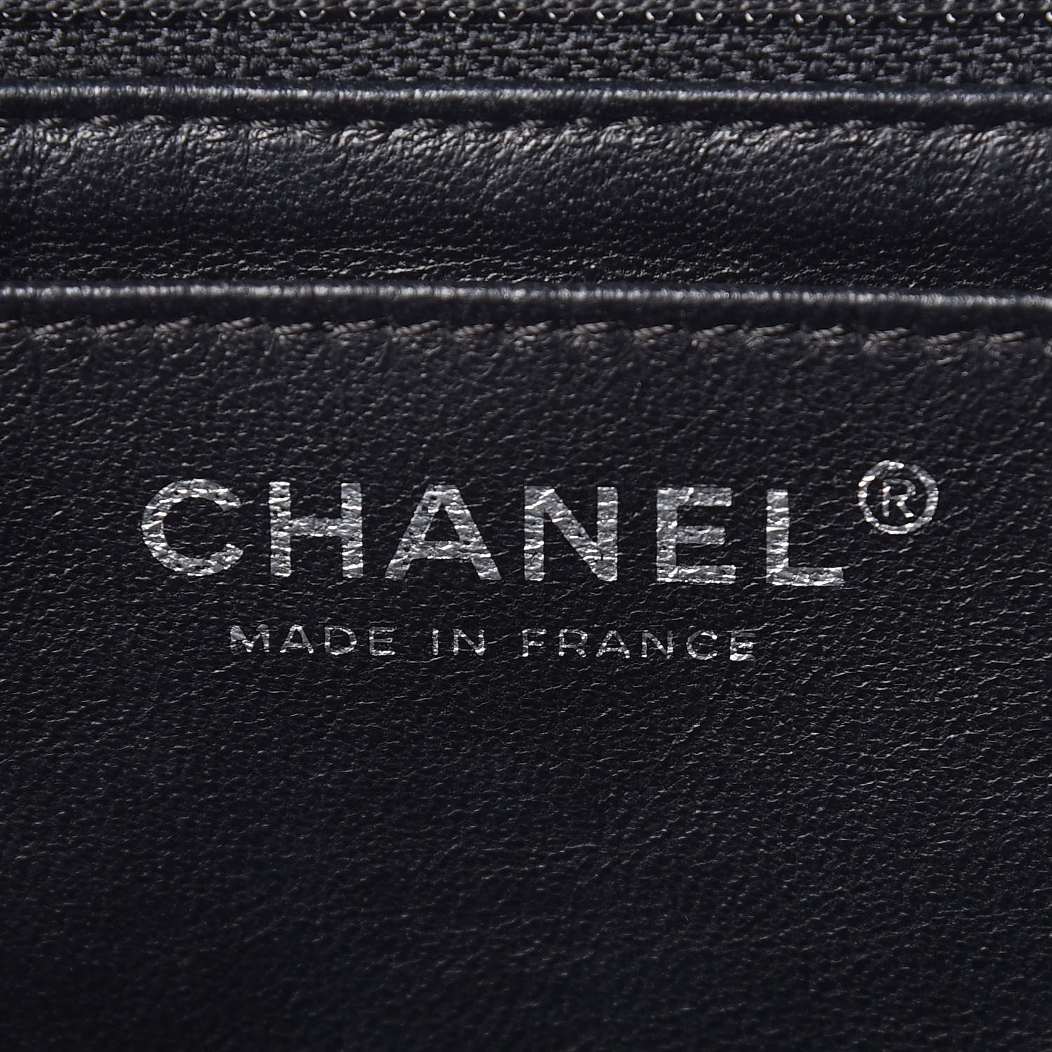 Chanel Washed Caviar Quilted Maxi Single Flap Black 9 of 10