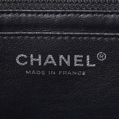 Chanel Washed Caviar Quilted Maxi Single Flap Black 9 of 10