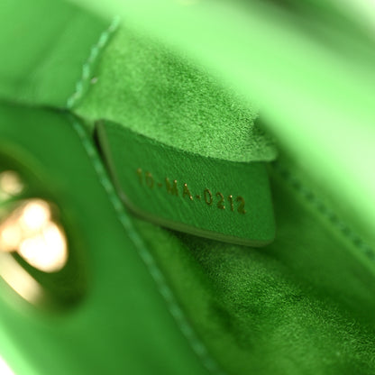 Christian Dior Lambskin Cannage Micro Lady Dior Green 7 of 13