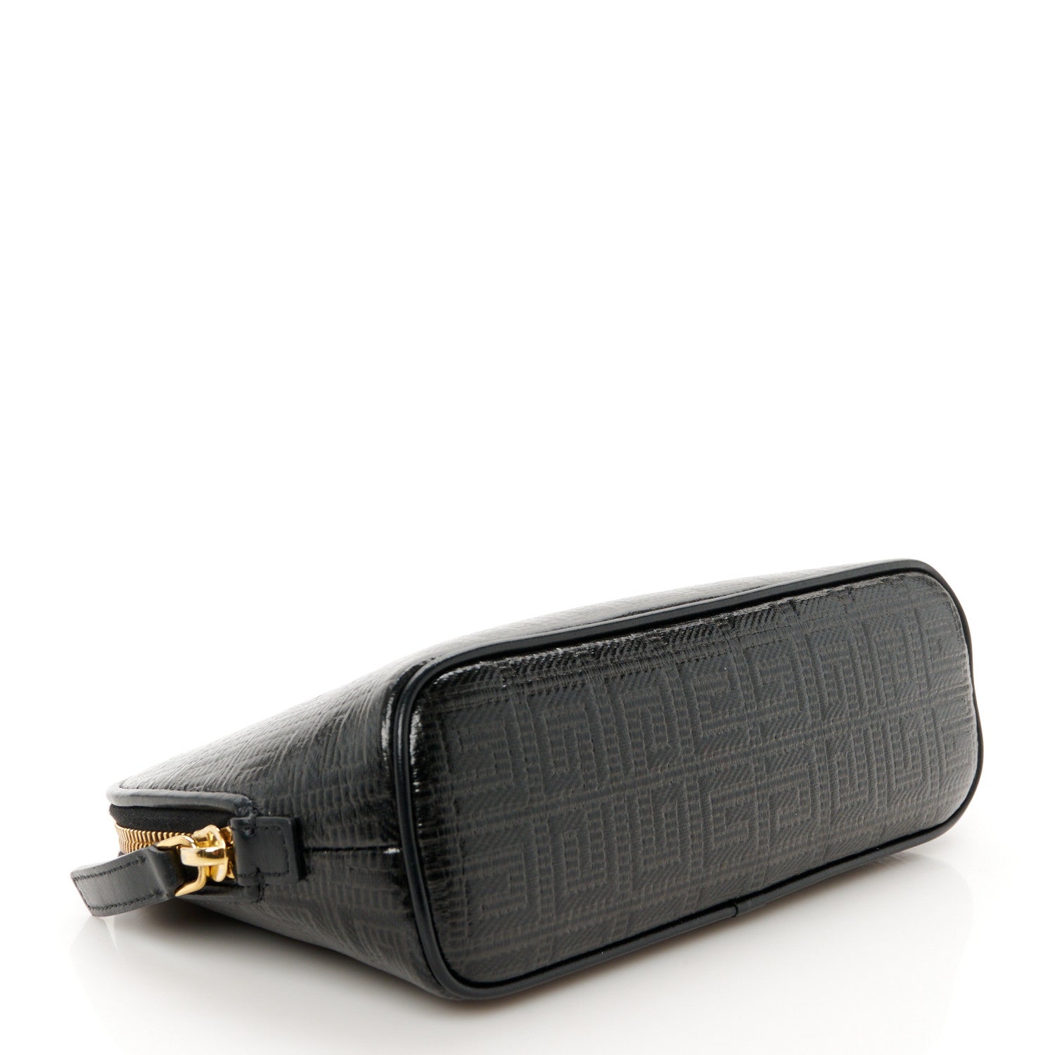 Givenchy Coated Canvas Logo 4G Embossed Cosmetic Pouch Black 4 of 10