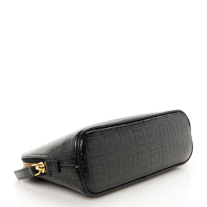 Givenchy Coated Canvas Logo 4G Embossed Cosmetic Pouch Black 4 of 10