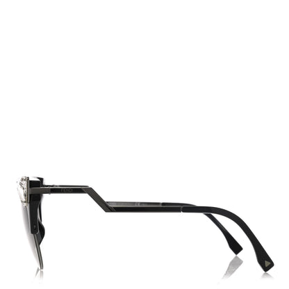 Fendi Iridia Cat Eye Sunglasses FF 0041/S Light Black 3 of 9