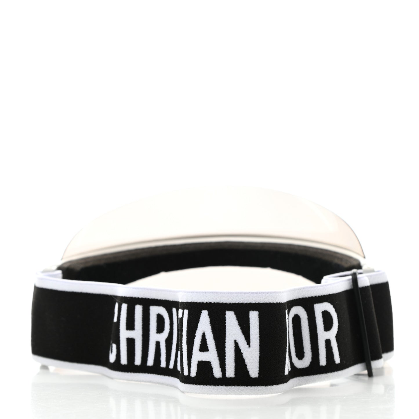Mirrored DiorClub1 Sun Visor White Black