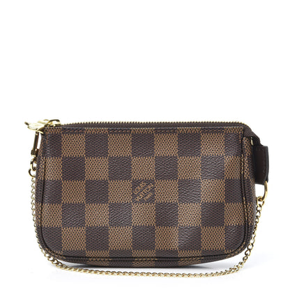 Louis Vuitton Damier Ebene Mini Pochette Accessories 1 of 8