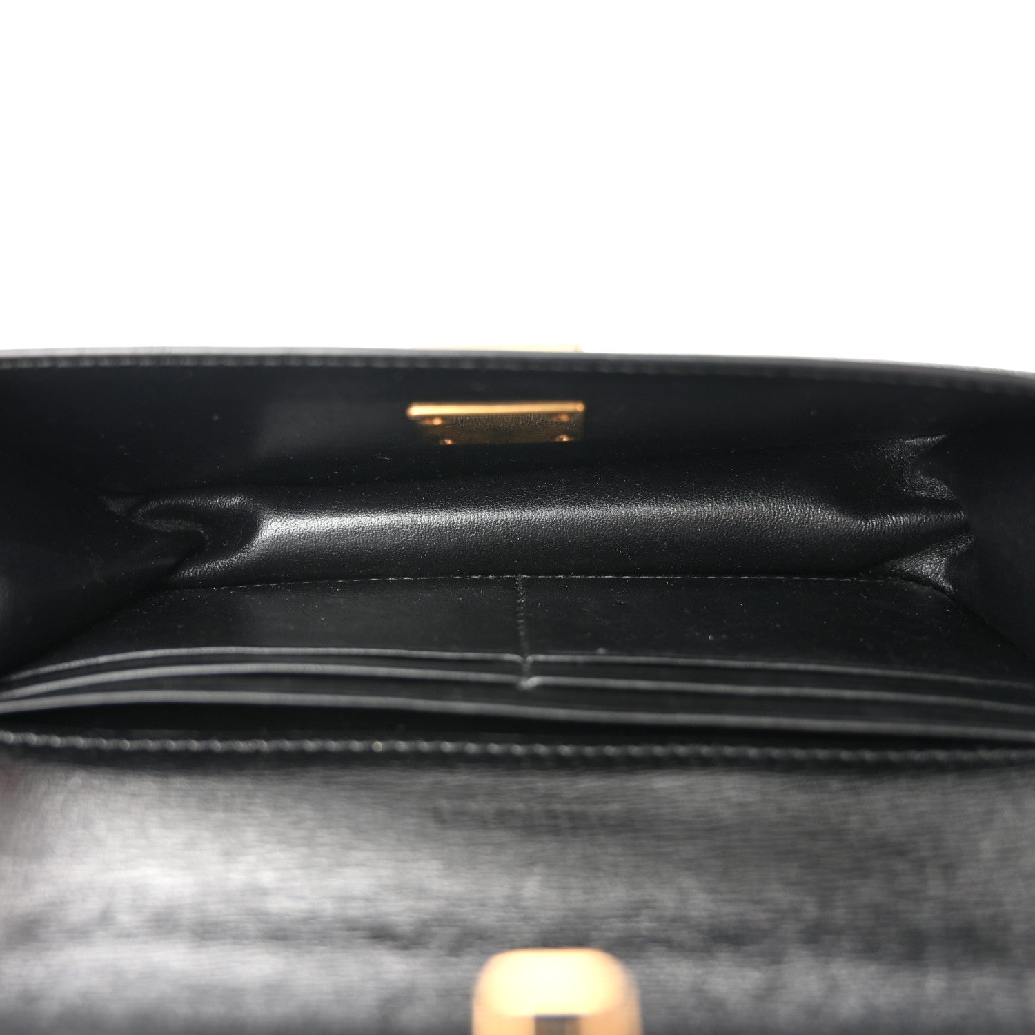 Balenciaga Calfskin Stripe Embossed Gossip Chain Bag XS Black 5 of 11