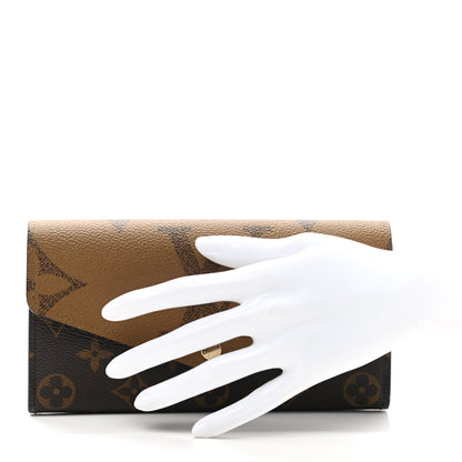 Louis Vuitton Reverse Monogram Giant Sarah Wallet 2 of 6