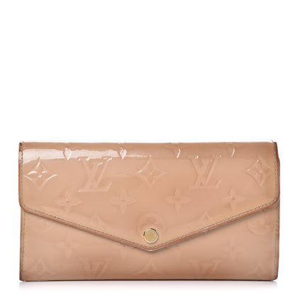 Louis Vuitton Vernis Sarah Wallet NM Dune 1 of 13