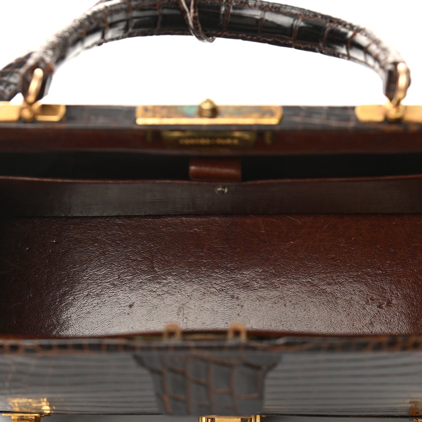 Shiny Crocodile Sac Mallette