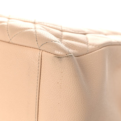Chanel Caviar Quilted Grand Shopping Tote GST Beige Clair 10 of 32