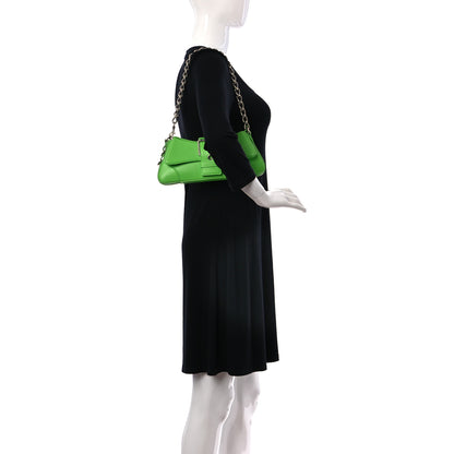 Balenciaga Smooth Calfskin Small Lindsay Shoulder Bag Acid Green 2 of 10