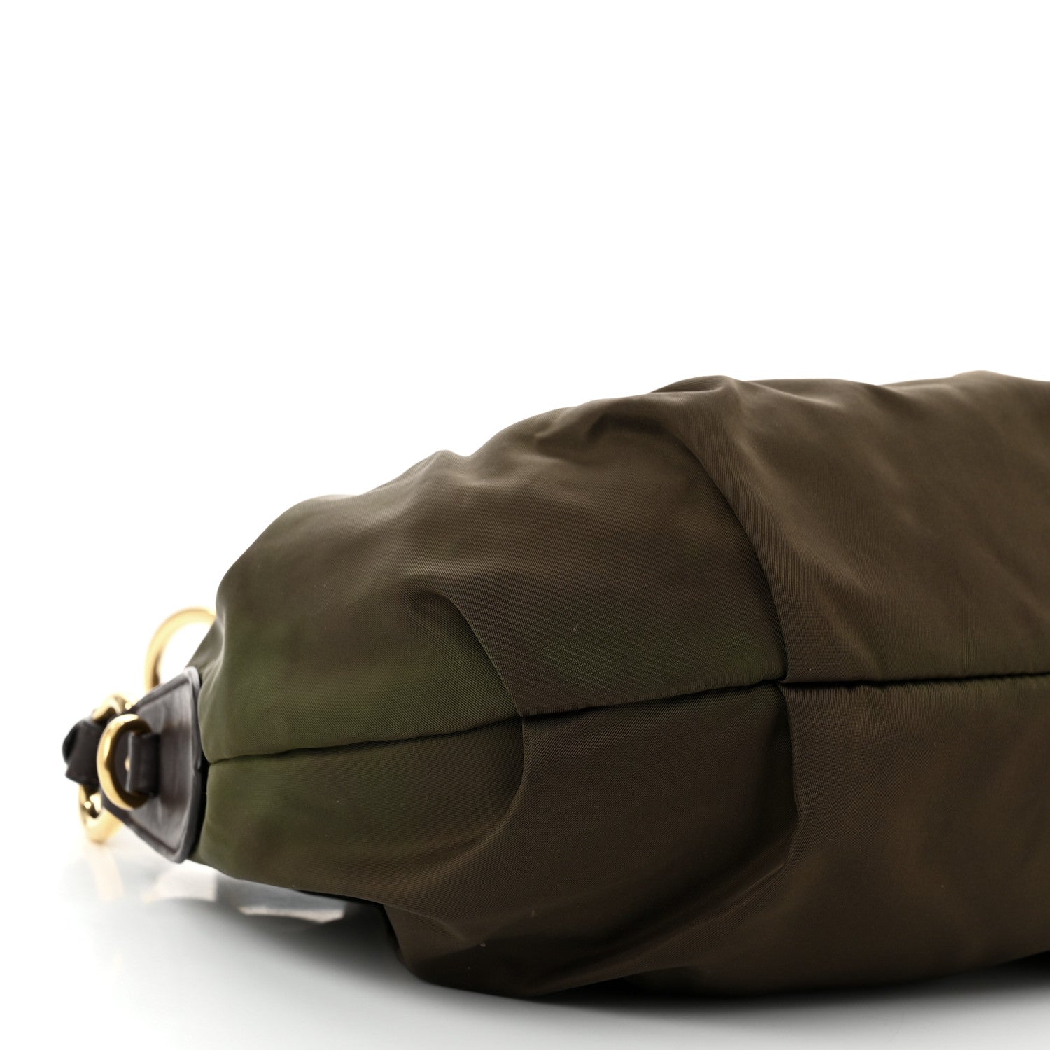 Prada Tessuto Nylon Vitello Daino Hobo Bruciato 10 of 11