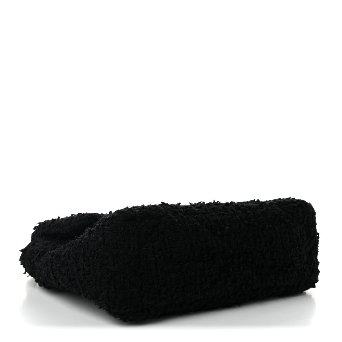 Tweed Quilted Medium Chanel 19 Flap Black