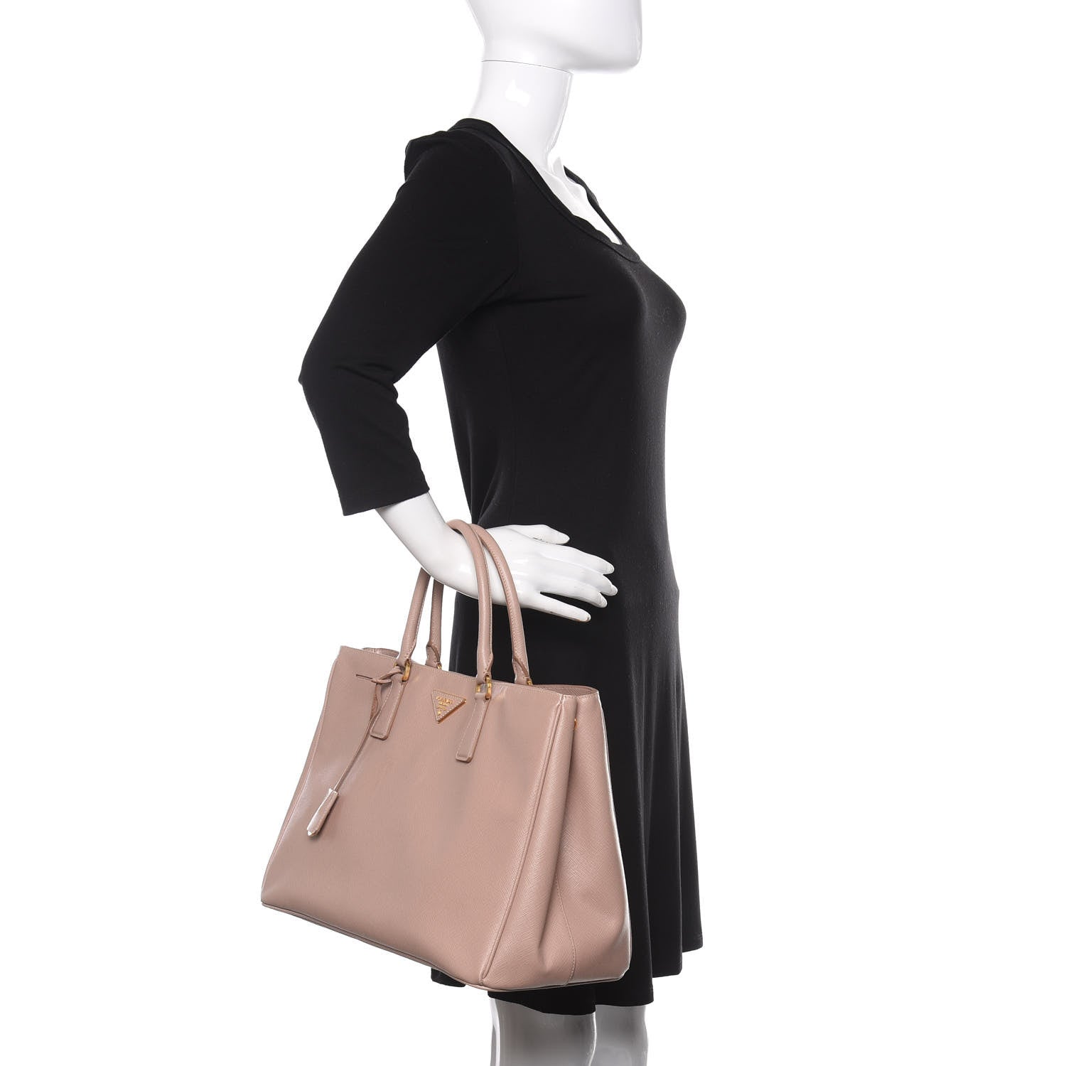 Prada Saffiano Lux Medium Tote Cammeo 2 of 11