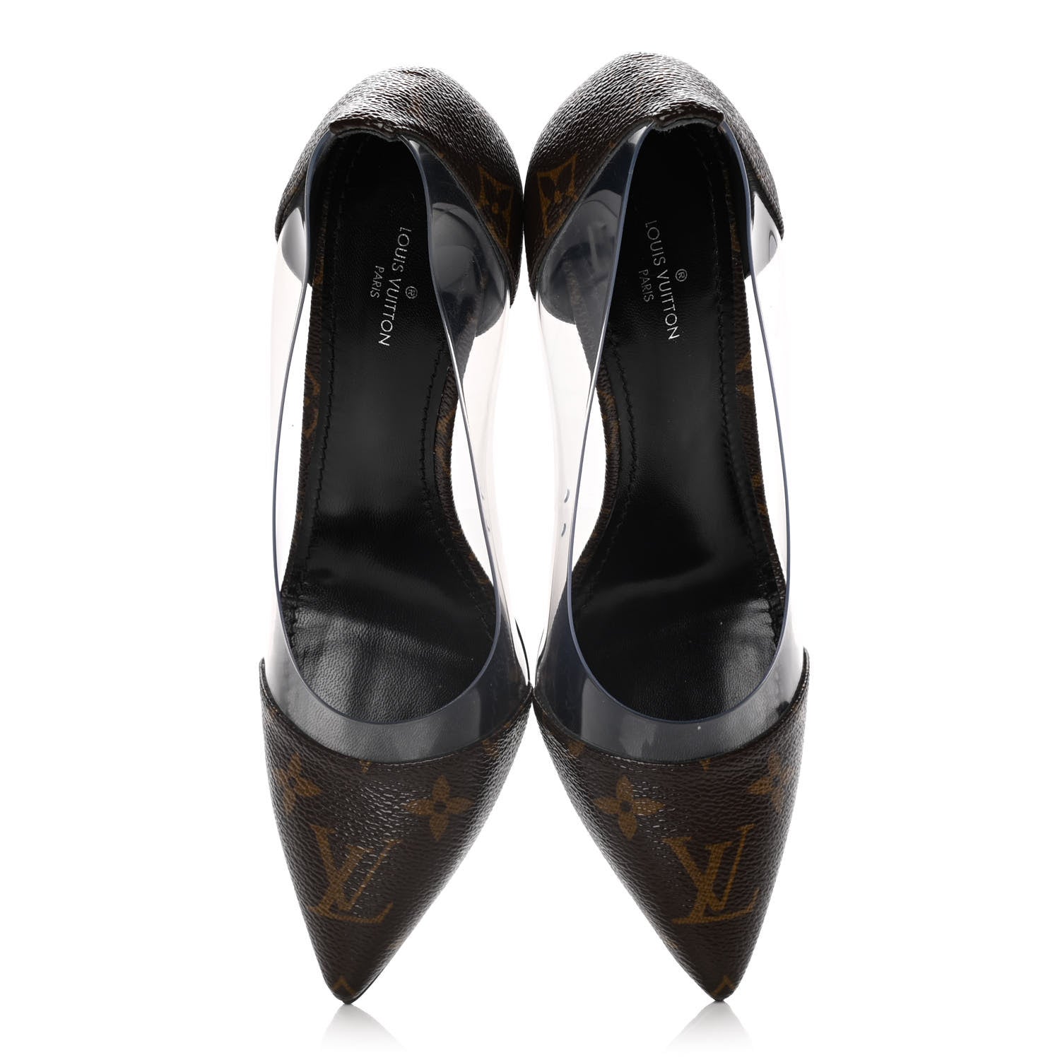 Louis Vuitton Monogram PVC Cherie Pumps 38 5 of 11