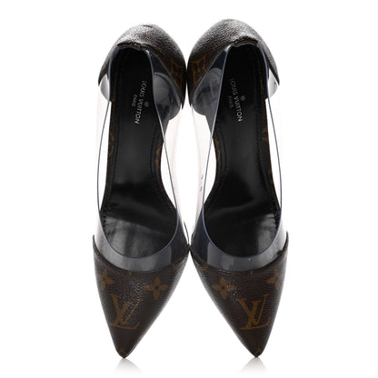 Louis Vuitton Monogram PVC Cherie Pumps 38 5 of 11