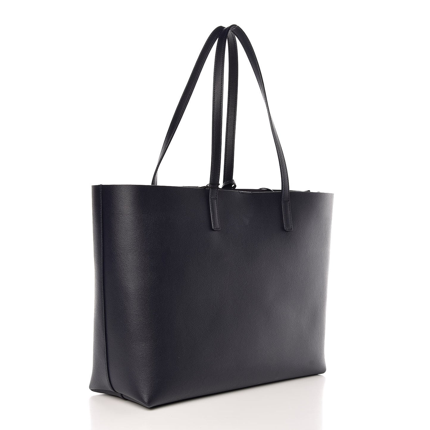 Calfskin Large Shopping Tote Navy