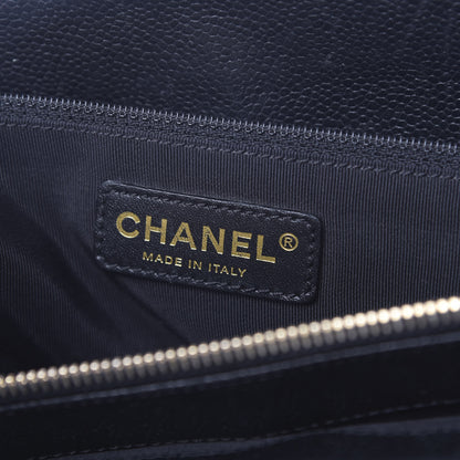 Chanel Caviar Quilted Grand Shopping Tote GST Black 6 of 16