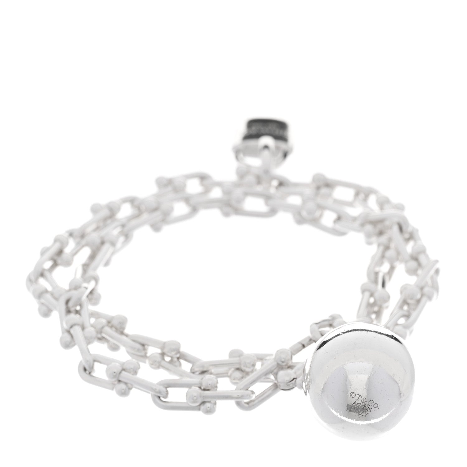Tiffany Sterling Silver HardWear Wrap Bracelet 1 of 4