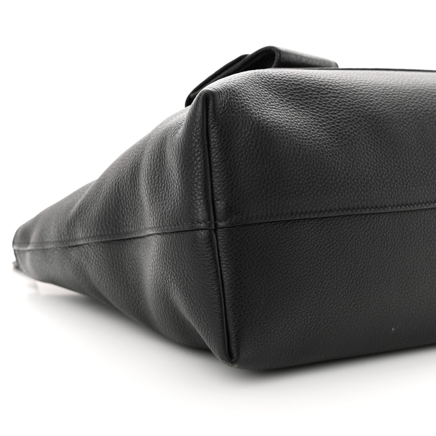 Prada Vitello Daino Boxy Tote Black 9 of 12