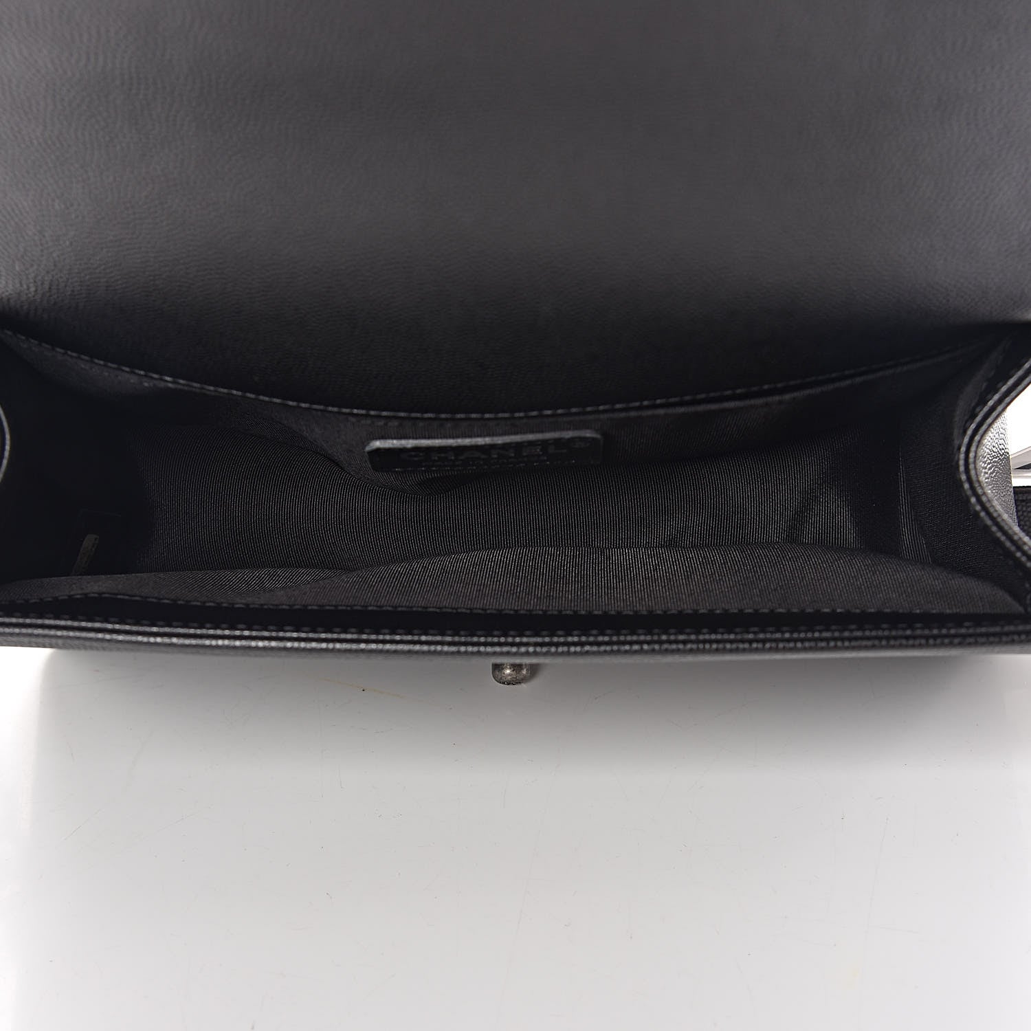 Chanel Caviar Quilted Medium Boy Flap Black 7 of 10