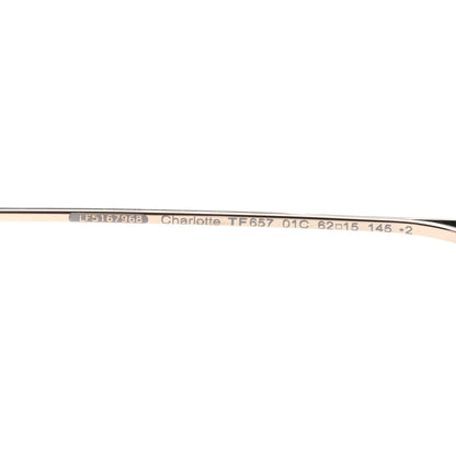 Tom Ford Charlotte Sunglasses TF657 Blue Havana 6 of 8