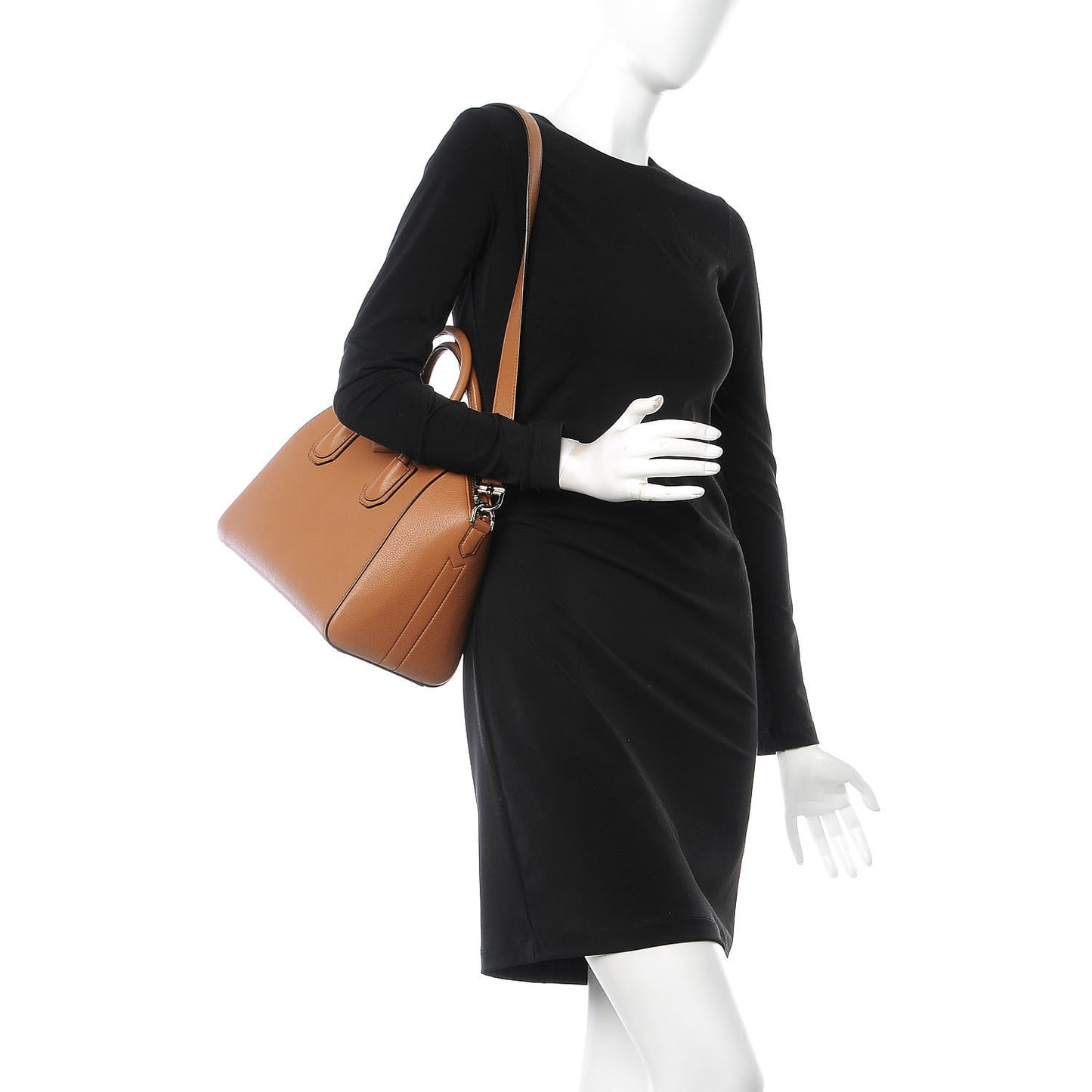 Sugar Goatskin Small Antigona Caramel
