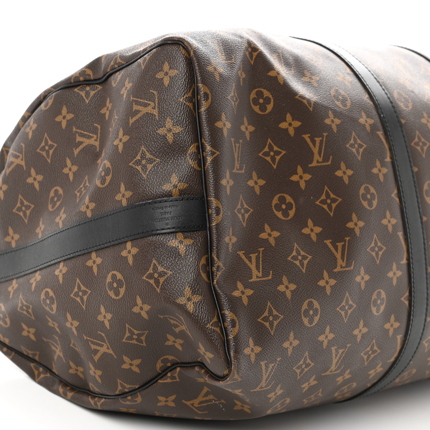 Louis Vuitton Monogram Macassar Keepall Bandouliere 55 8 of 10