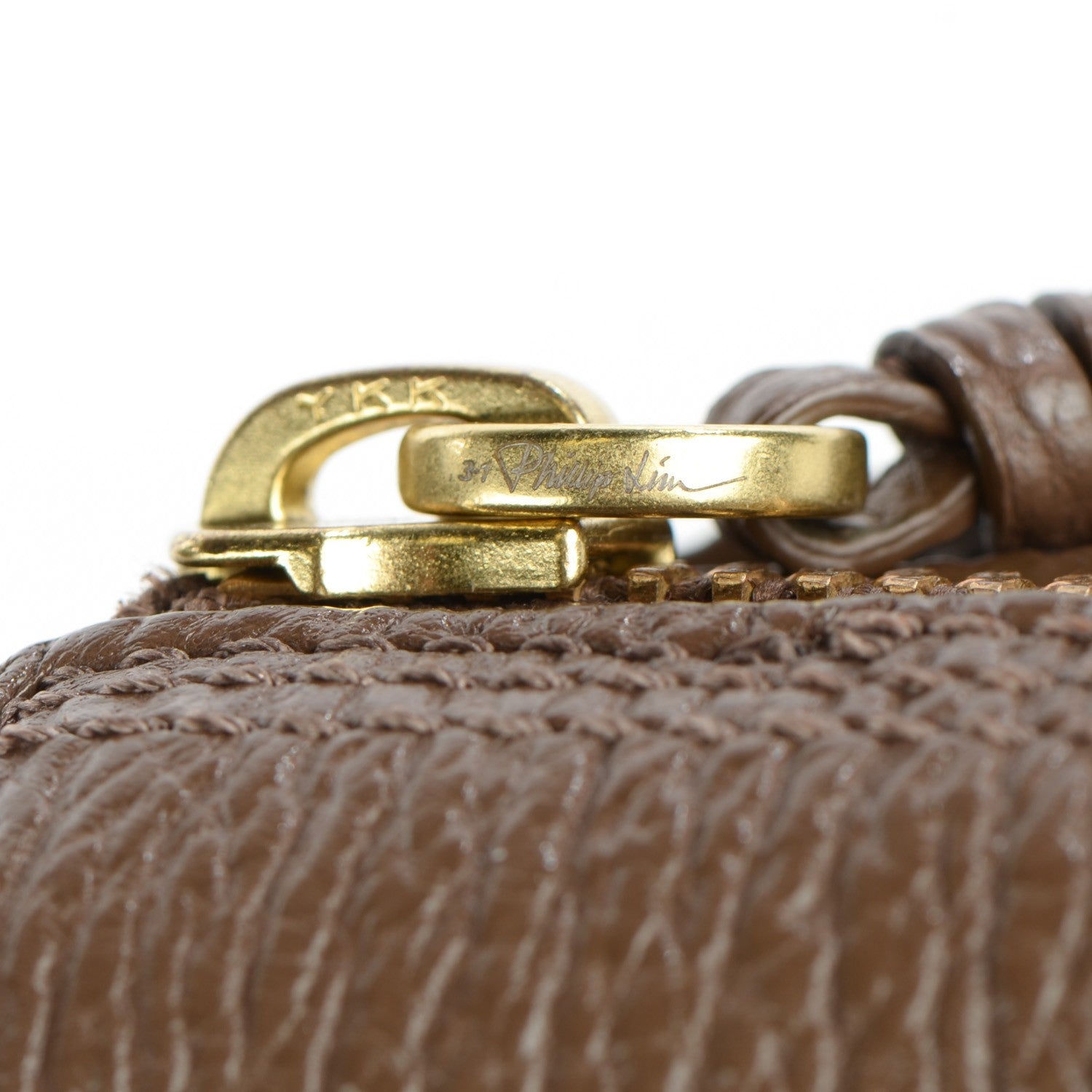 3.1 Phillip Lim 3.1 Textured Calfskin Mini Pashli Satchel Taupe 2 of 12