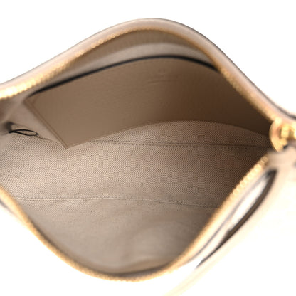 Gucci GG Supreme Monogram Textured Dollar Calfskin Small Ophidia Hobo Beige Mystic White Oatmeal 5 of 9