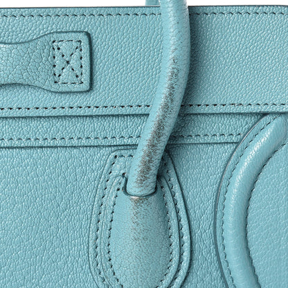 Celine Goatskin Nano Luggage Antarctic 14 of 14