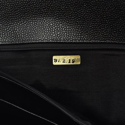 Chanel Caviar Quilted Briefcase Laptop Bag Black 7 of 13