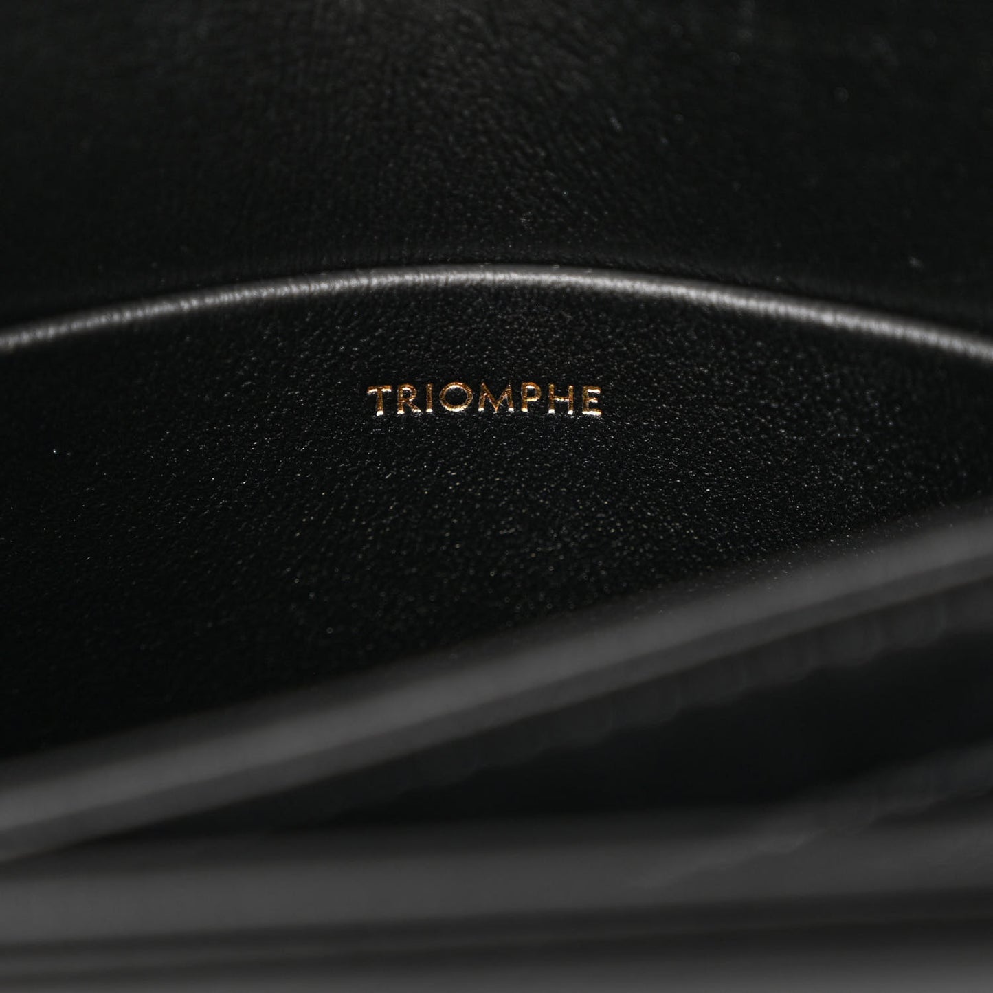 Shiny Calfskin Teen Triomphe Black