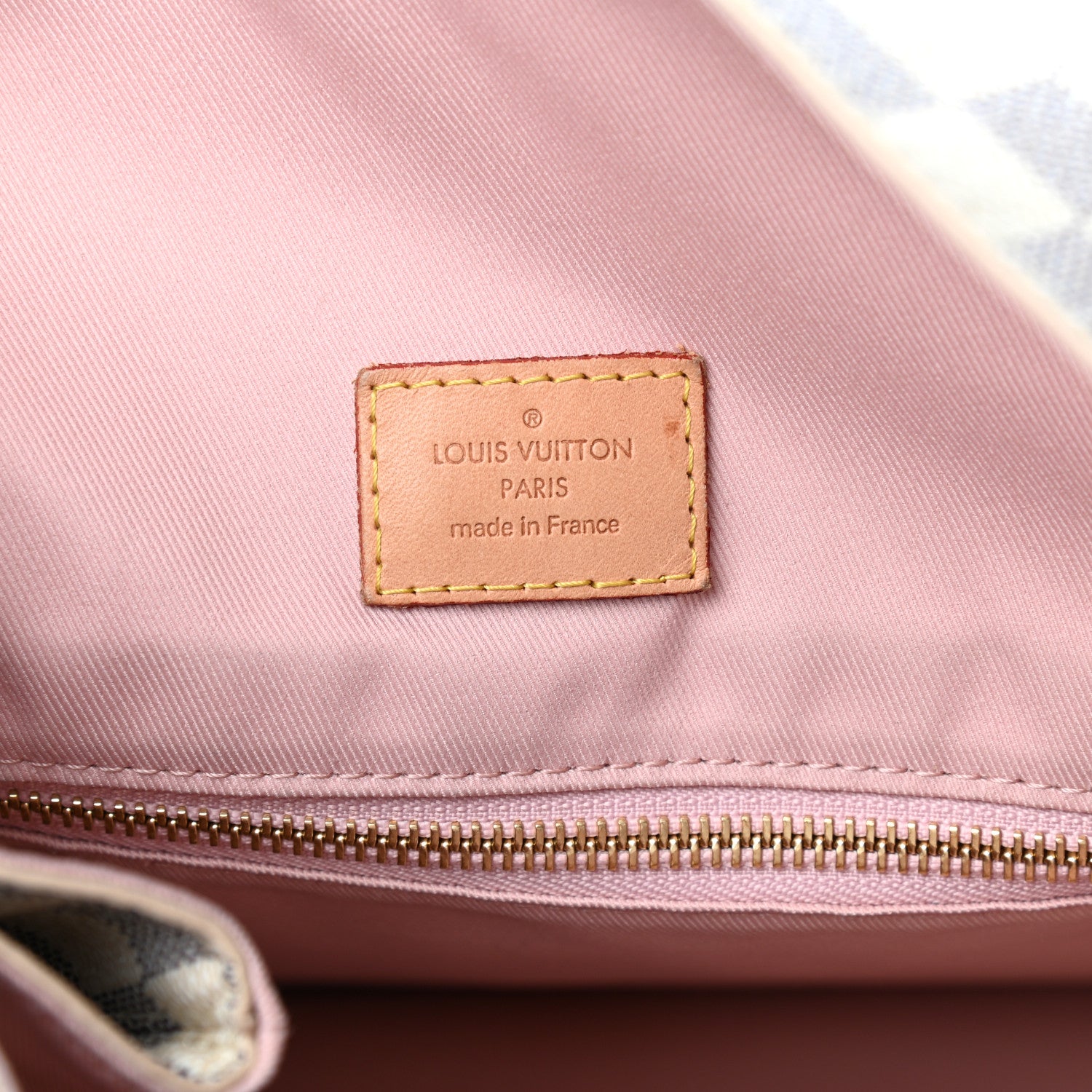 Louis Vuitton Damier Azur Graceful MM Rose Ballerine 6 of 10