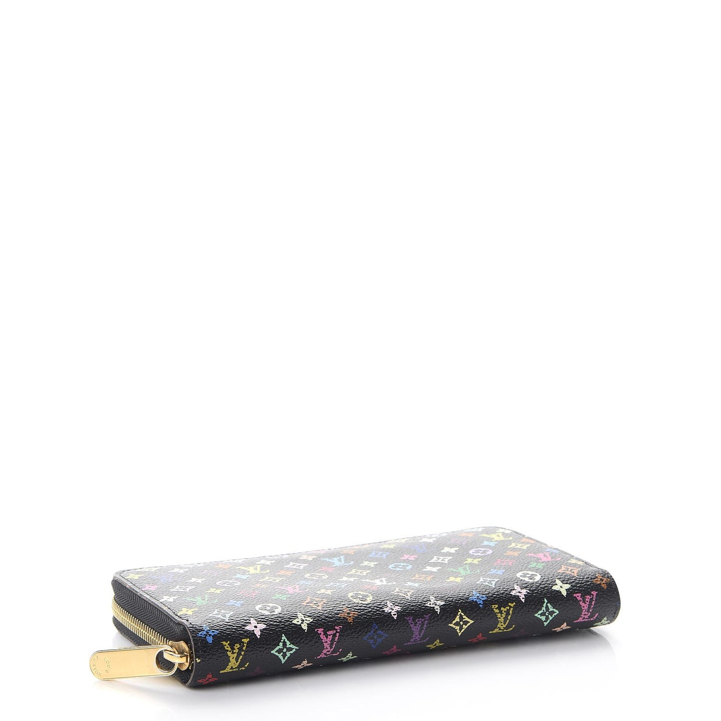 Monogram Multicolor Zippy Wallet Black Violet