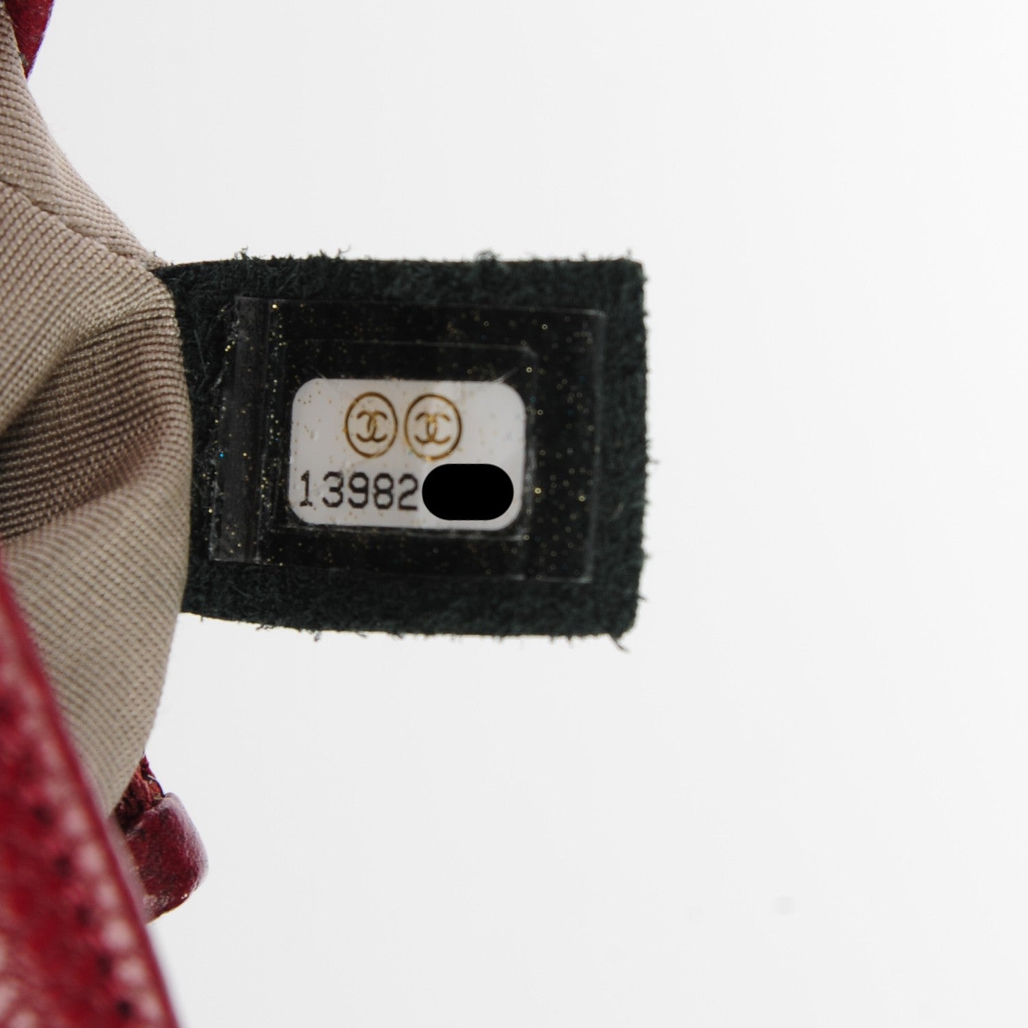 Chanel Caviar Half Moon Wallet On Chain WOC Dark Red 7 of 8