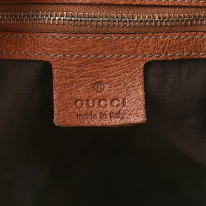 Gucci Monogram Large Horsebit Chain Hobo Brown 5 of 17